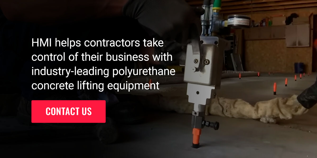 Why Contractors Choose HMI for Polyurethane Concrete Raising Equipment